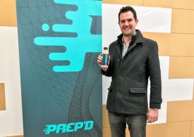 Sweaty Supercar driver gives PREPD a whirl