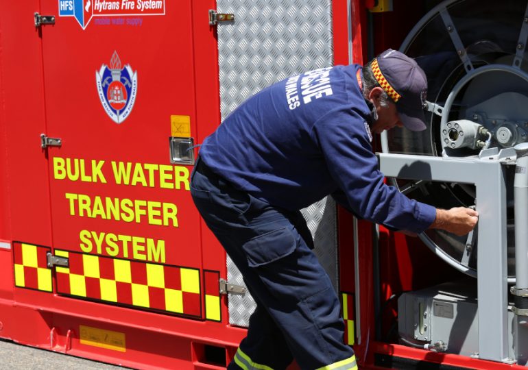 Sydney pump trucked in to douse recycling centre fire