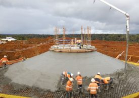 'Solid' milestone achieved at Granville Harbour Wind Farm