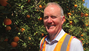 Jeff Milne is the surveillance coordinator at Citrus Australia. Image courtesy of Citrus Australia