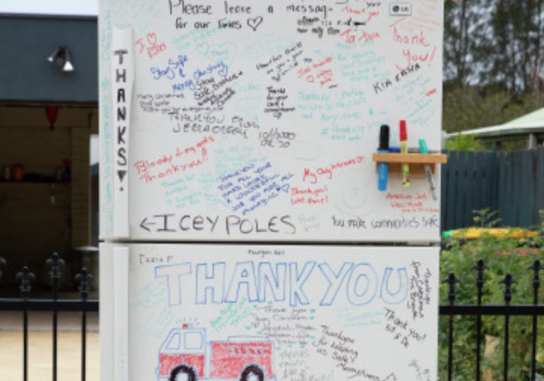 Bungendore’s “Firies’ Fridge” first object acquired for collection