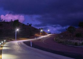 New solar lights for Towers Hill