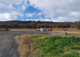 Compost pad extension reaches halfway point