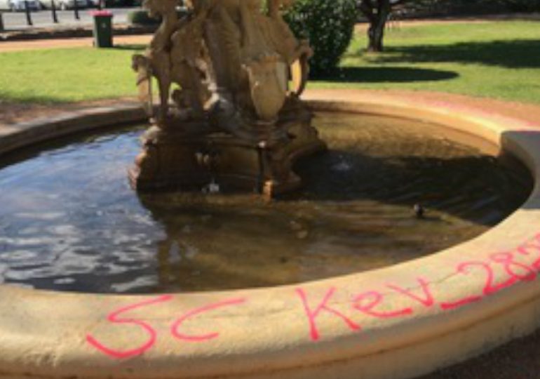 Mindless vandals attack Cameron Park, Wellington