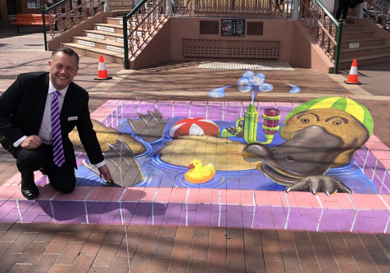 Chalk walk to get creative minds turning pavement to pigment
