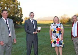 Prominent wheat breeder presented Farrer Memorial Medal