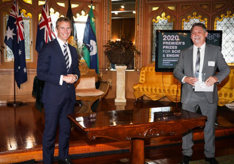 DPI researcher wins Premier’s Prize for Science & Engineering