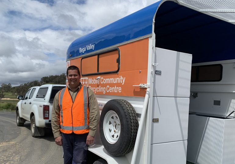 Mobile recycling centre hits the road