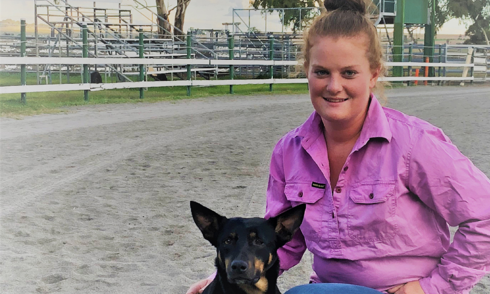 First woman to win national working kelpie championship