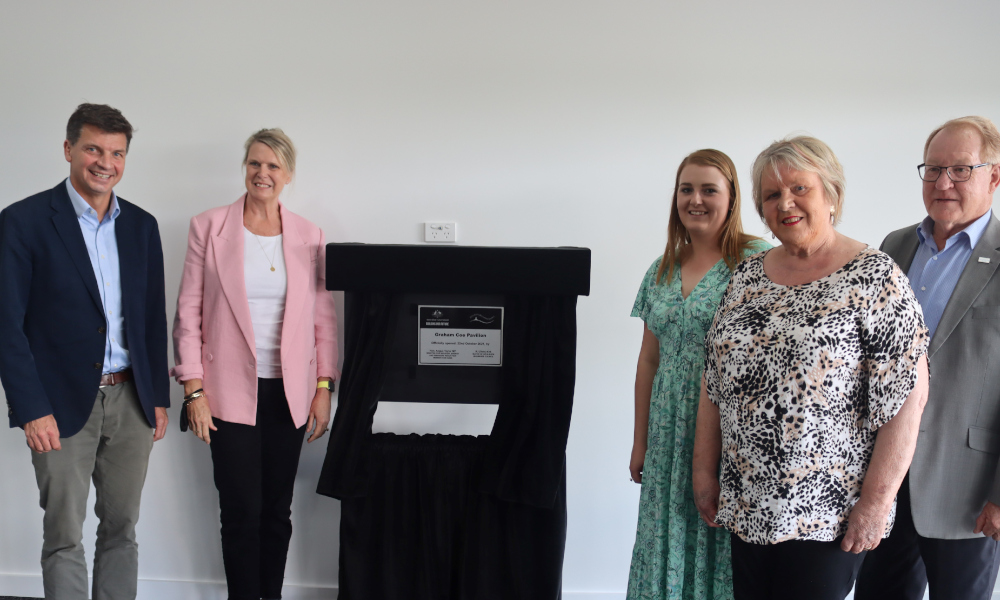 Graham Coe Pavilion opened at Cookbundoon