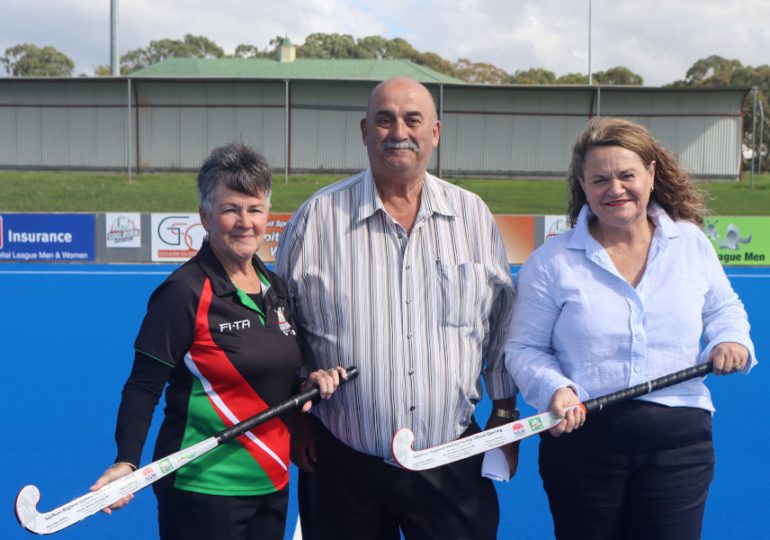 New hockey turf open for competition