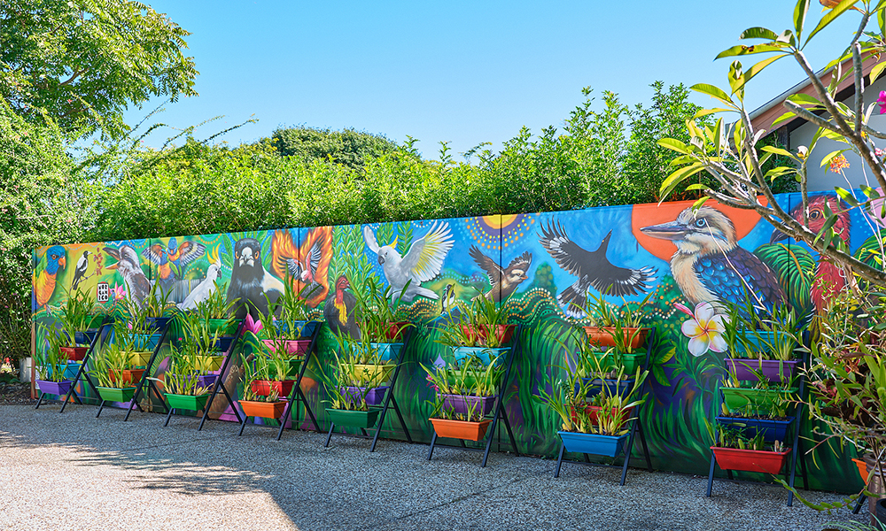 Add art to your fencing with ModularWalls TrendWall design