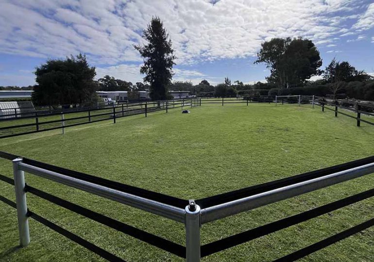 Equine fence by Merrick's Maintenance entered in national Awards