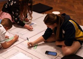 Goulburn students design stunning mural for hospital fundraiser