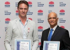 Young steel fabricator named NSW's best for industry training collaboration, heads to national awards