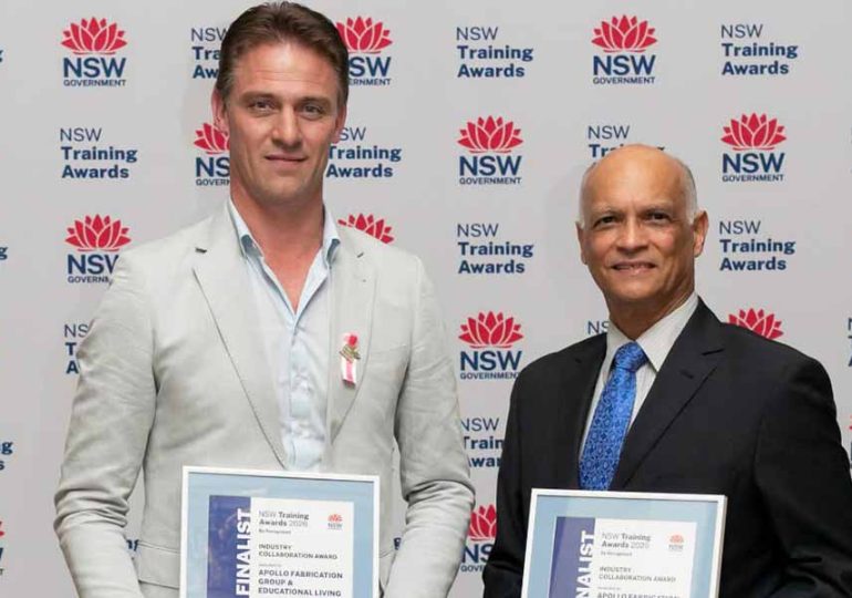 Young steel fabricator named NSW's best for industry training collaboration, heads to national awards