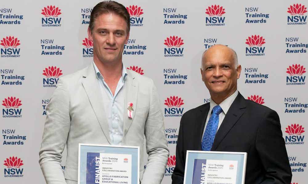 Young steel fabricator named NSW’s best for industry training collaboration, heads to national awards