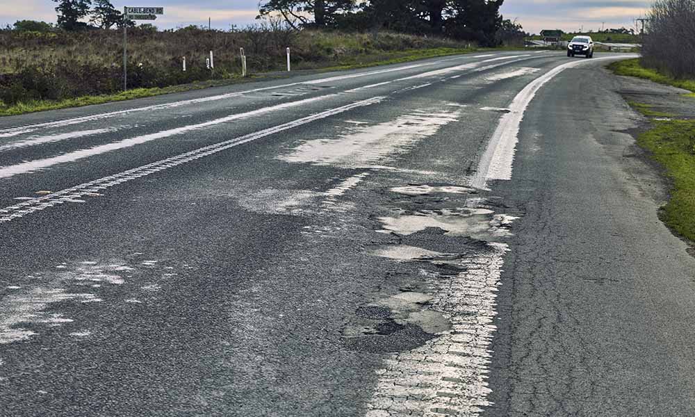 Potholes top regional Victoria’s road safety concerns